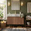 Meuble-lavabo mural 30 po avec comptoir en pierre frittée et lavabo en céramique, armoire de rangement avec 1 tiroir et porte à fermeture en douceur-522743873-522743884-522743879