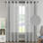 Dawan Faux Linen Semi-Sheer Grommet Curtain Panels-2034590679-2034590656