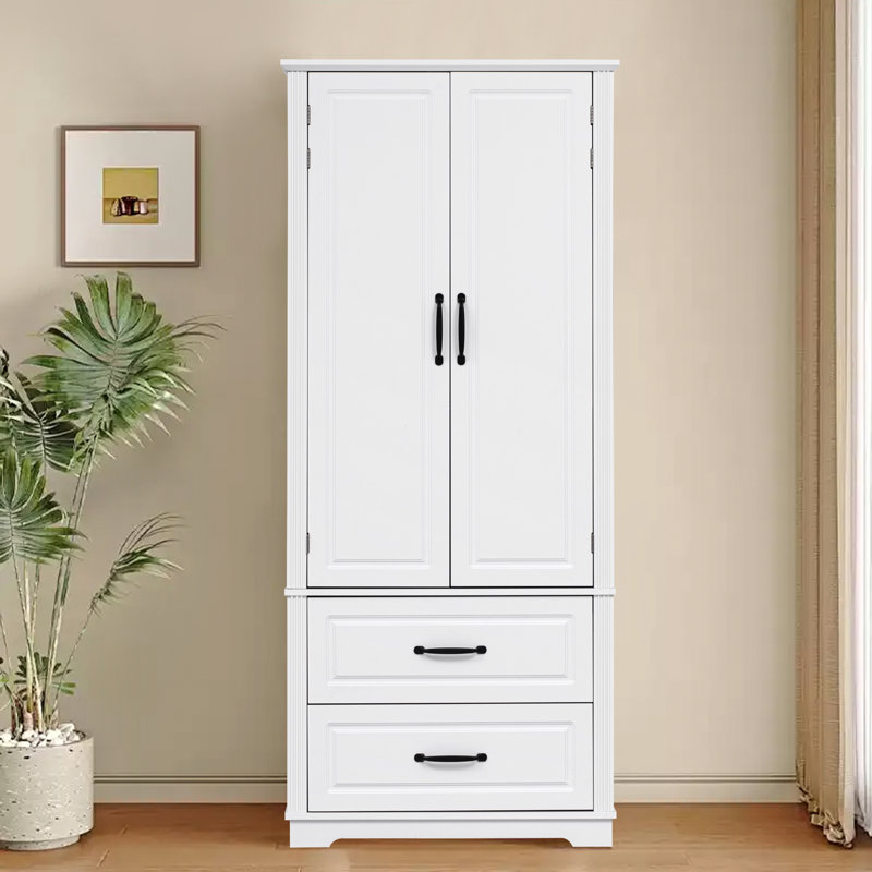 71" Kitchen Pantry, White