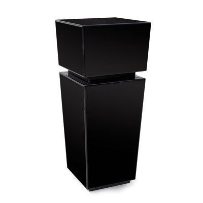 Piédestal à miroir noir haut