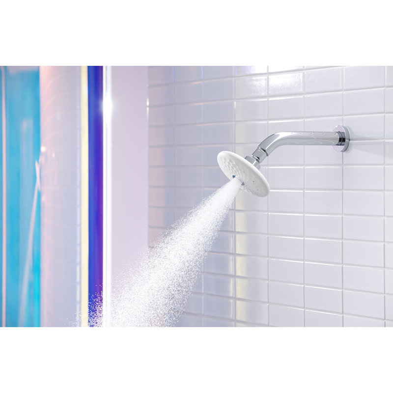 Exhale Wall-Mount Supply Elbow with Bracket and Volume Control, Vibrant Titanium