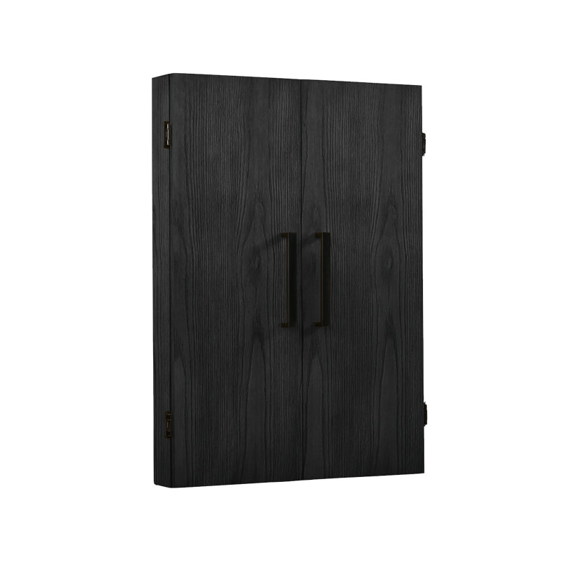 Armoire de jeu de fléchettes American Heritage Alta, Bois de frêne noir