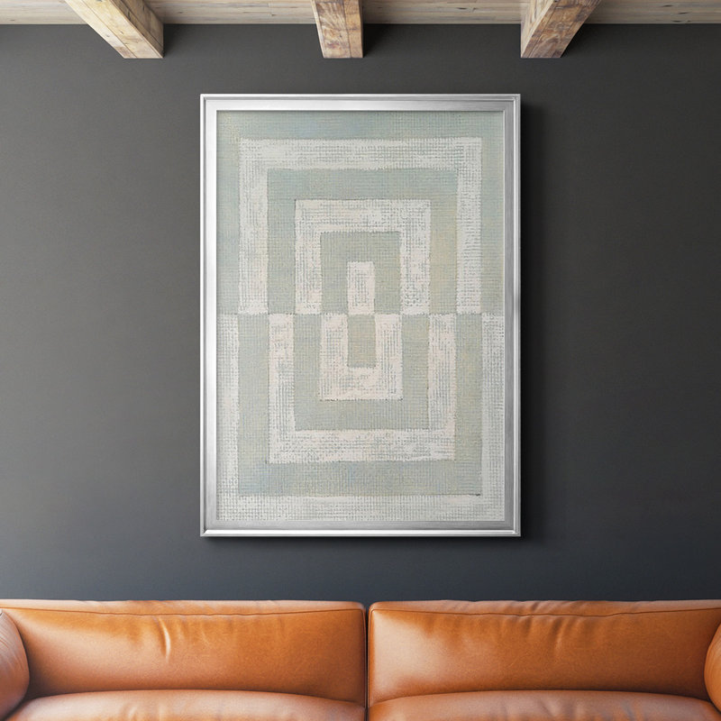 " Inner Hall II ", Silver, 24.5" H x 18.5" W x 1" D