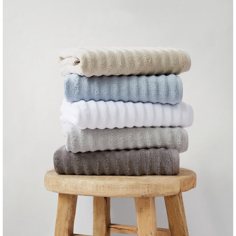 Ensemble de serviettes 6 pièces Truel Soft Zero Twist, Gris