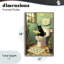 Chat lisant sur la toilette, estampe numérique, design par Andreas Magnusson-592264158-592264144