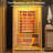 2 Person Solid Wood Infrared Sauna with Chromotherapy, 20-Min Heat Up 