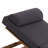 78.8'' Outdoor Patio Chaise Lounge Chair, Acacia Wood Adjustable Recliner With Headrest And Retractable Side Tray, For Terrace, Poolside, Garden, And Beach-966618305
