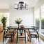 Ainoah 2 - Light 41cm Unique/Statement Star Semi Flush Mount Light-1056386241