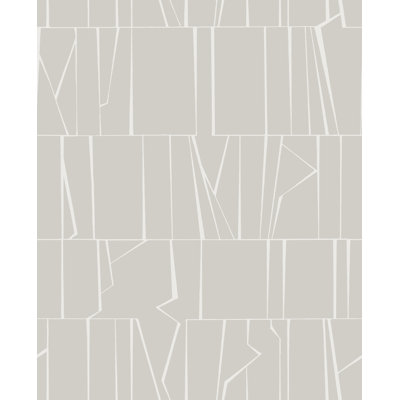 Huntington Indigo Geometric Stripe Wallpaper