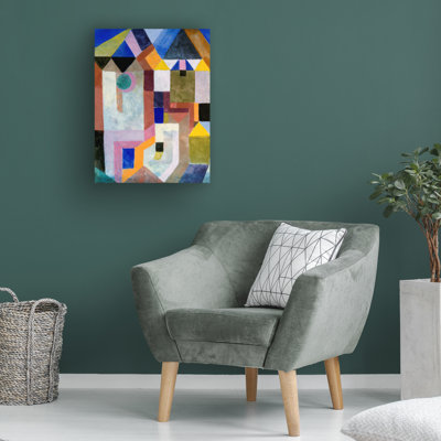 Masters Collection Colourful Architecture Paul Klee Canvas Art