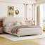 Lit plateforme tapissier Teddy-456935929