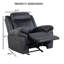 Fauteuil inclinable et oscillant de style transitionnel