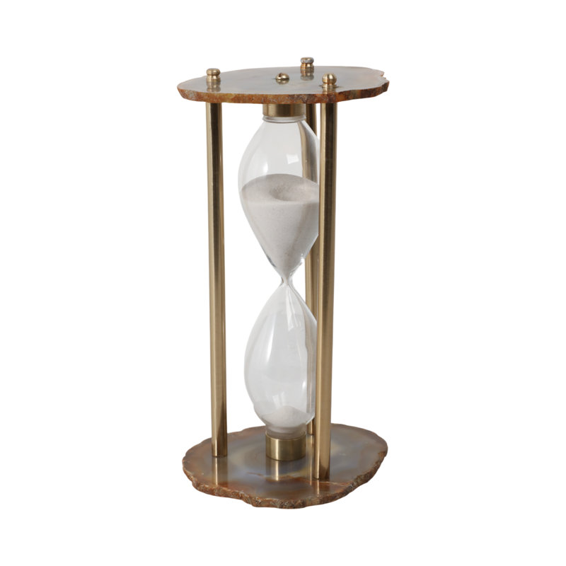 10" Primo Agate Hourglass