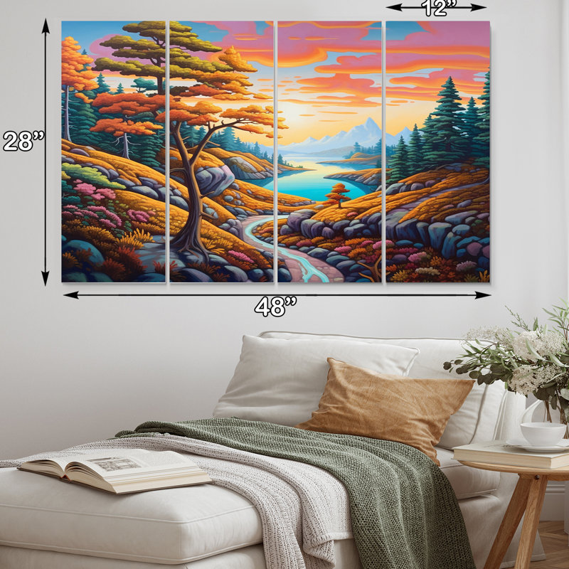 Rustic Landscape & Nature Wall Decor on Metal
