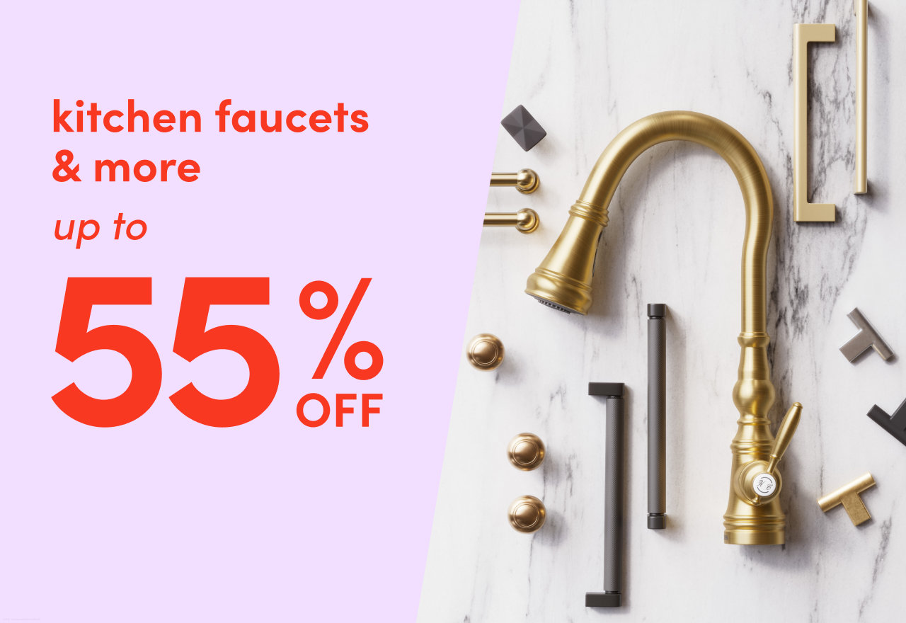 kitchen faucets & more on clearance