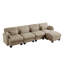 Canapé modulaire modulaire en chenille Camel