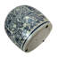 Pot à gingembre asiatique en porcelaine bleue et blanche Double Happiness, 9,5 pouces de hauteur