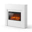 Wrought Studio 47.24 " W White Electric Fireplace with BTU 4800