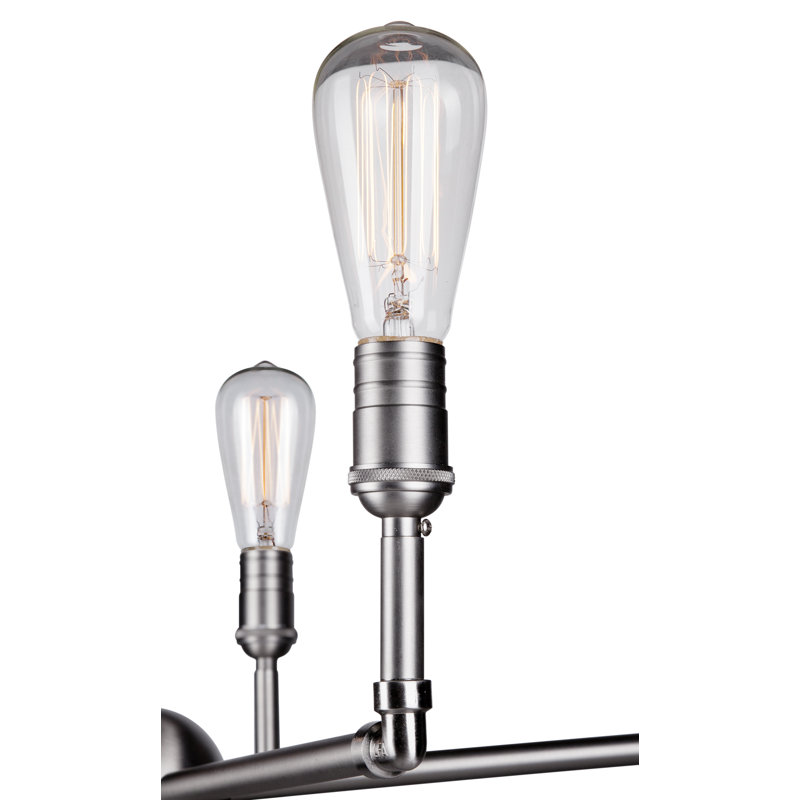 Lustree 5 lumières façon bougie/classique Kohlmeier, Nickel brossé