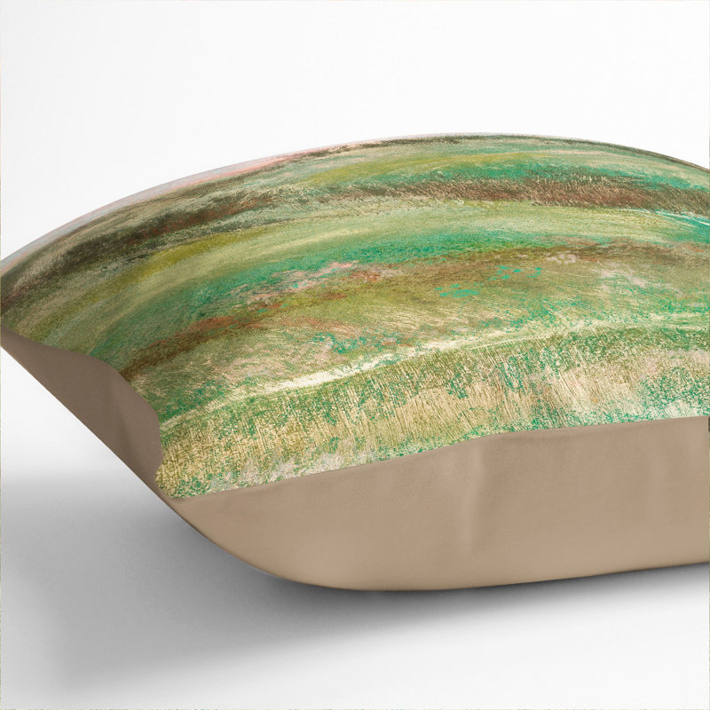 Landscape Square Throw Cushion, 55cm H x 55cm W x 20cm D, Stone