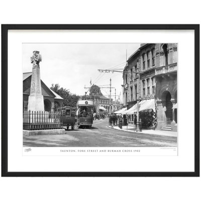 Taunton, Fore Street And Burmah Cross 1902 - Single Picture Frame Print