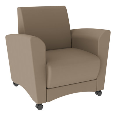 Chaise de réception en vinyle avec structure en bois Shapes Series II