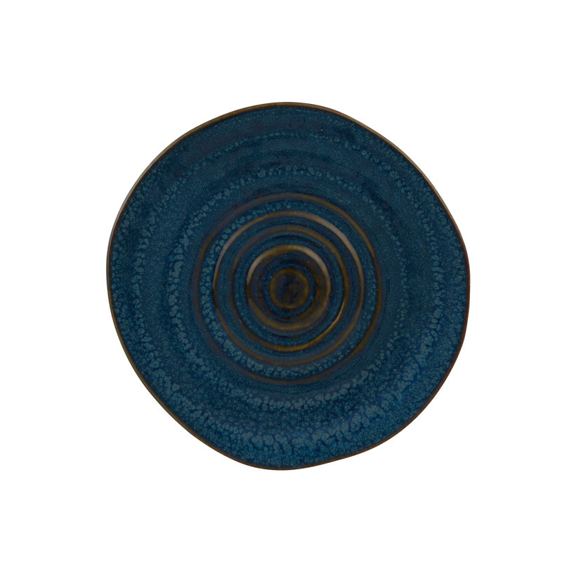 Gemstone Lapis Lazuli Stoneware Saucer