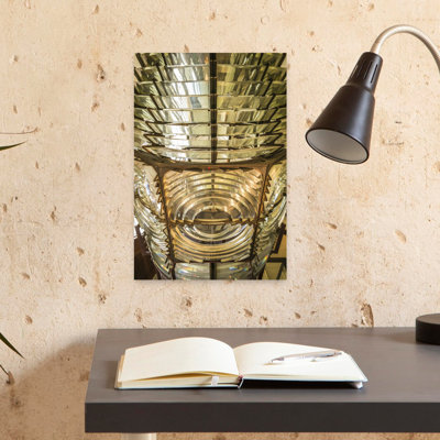 Usa, New England, Massachusetts, Nantucket Island, Nantucket Town, Fresnel Lens From Lighthouse Contemporary Architecture Wall Art