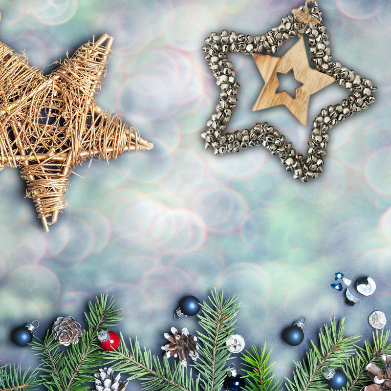 20cm Metal Tree Topper