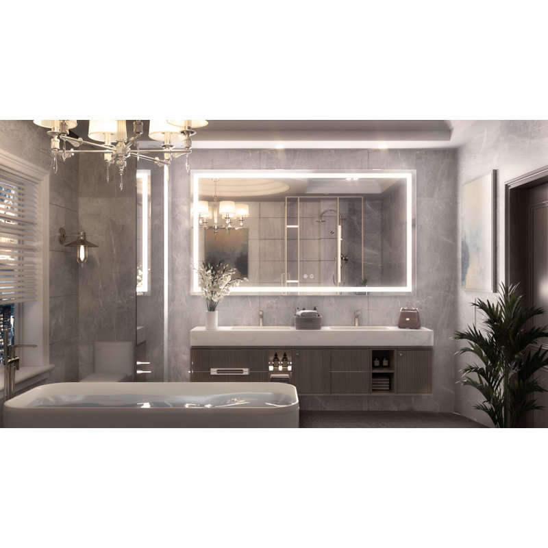 Miroir de salle de bain Martrez, 60 po x 36 po