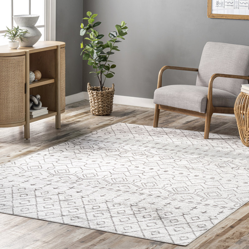 Tapis de couloir Annmarie Trellis, Tapis de couloir 2 pi 6 po x 8 pi