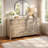 Danar 8-Drawer Transitional Dresser In Gray Oak