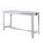 4pc Counter Height Dining Set White Finish Counter Height Table w Drawer Built-in USB Ports Power Outlets and 3 Stools Casual Dining Furniture
