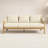 74.5'' Wide Wood Patio Sofa with Cushions