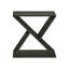 Table d'appoint contemporaine en placage foncé pour chambre et salon