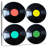 Abarca Colorful Vinyl Discs-109216727