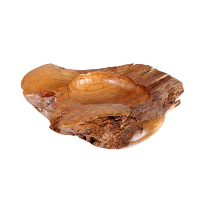 Solid Wood Decorative Bowl