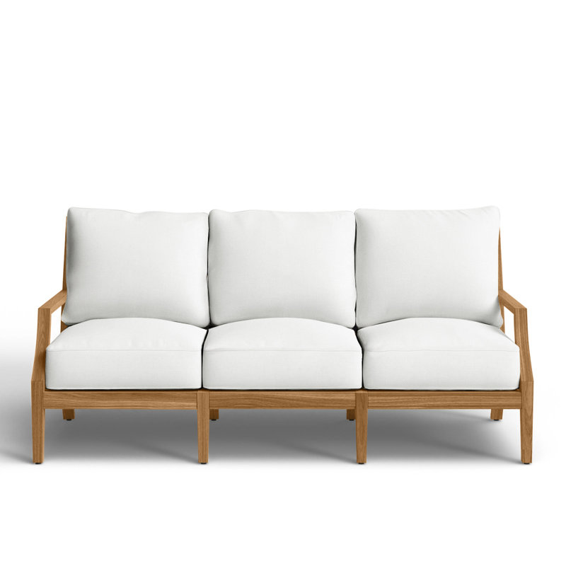Natural Teak, Natural White, No welt + Standard fill