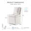 Chaise d'appoint à roulettes Wrentham Burney-1151694469