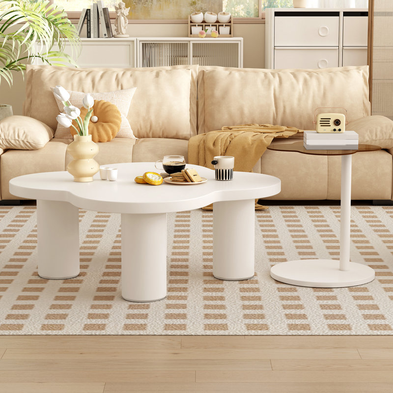 Ensemble de 2 tables basses modernes VIBE HAUS (table incluse seulement)