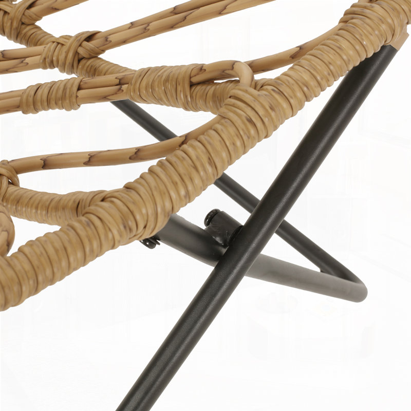 Chaise d'extérieur en osier Papasan