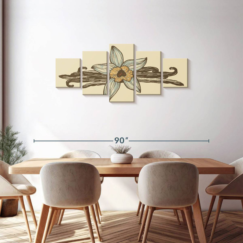 Vintage Vanilla, 30" H x 68" W