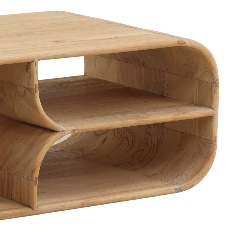 Gaetan Coffee Table Brown, Light Natural
