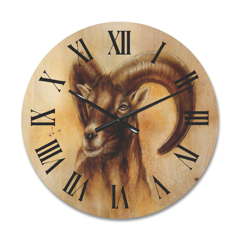 Horloge murale en bois, Moyen