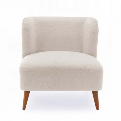 30.5" Boucle Armlss Chair