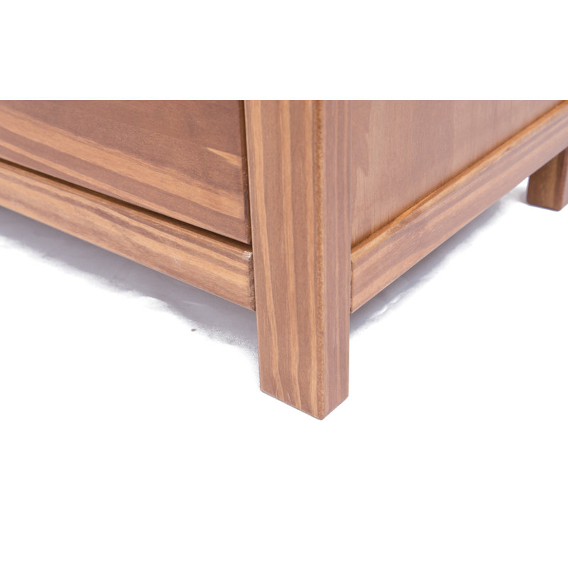 Enriquez 90cm W 5 - Drawer Chest of Drawers, Light Brown