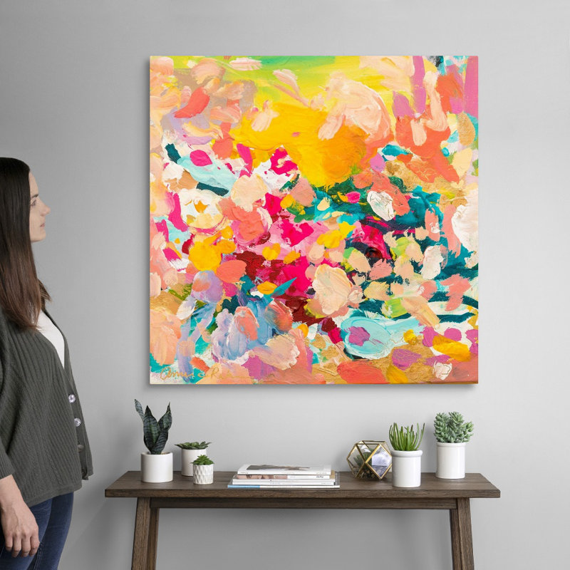«Hopeless Romantic» par Amira Rahim, reproduction sur toile, Toile tendue, H 36 po x l 36 po, Sans cadre