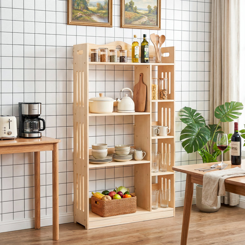 8-Tier Open Bookcase Bookshelf, Freestanding Display Storage Shelves For Bedroom Living Room Office