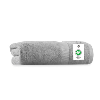 Sengul GOTS & OEKO-TEX Certified Organic Cotton Bath Towel – 650 GSM, Long-Staple, Plush, Quick-Drying & Absorbent, 30" x 58"