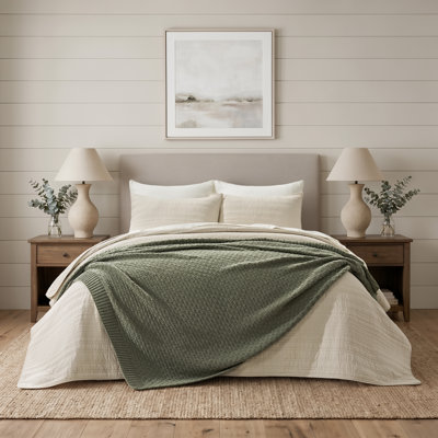 EVERGRACE Chunky Chenille Knit Throw Blanket